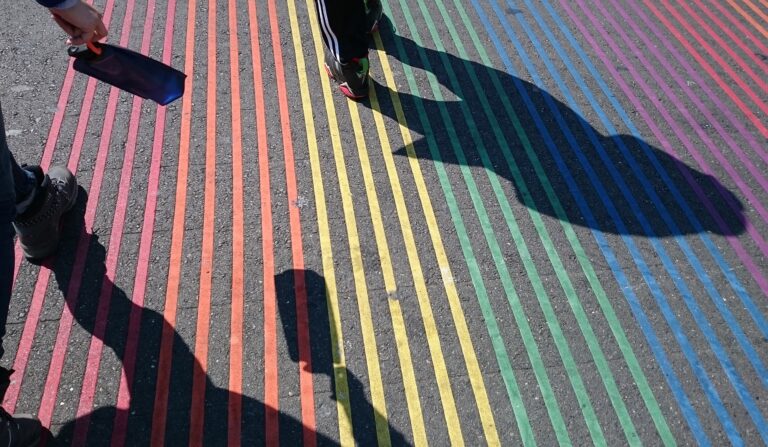 San Francisco Castro Rainbow Sidewalk